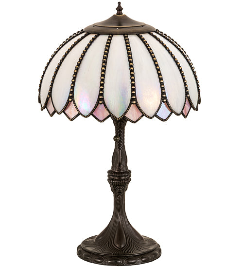 Meyda Tiffany Lighting 31295 Daisy One Light Table Lamp Lamp Bronze / Dark