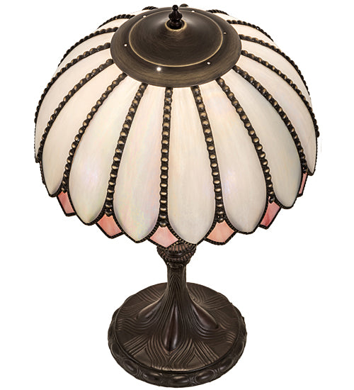 Meyda Tiffany Lighting 31295 Daisy One Light Table Lamp Lamp Bronze / Dark