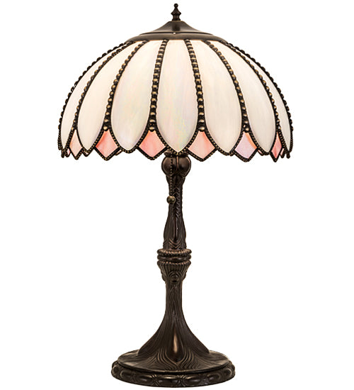 Meyda Tiffany Lighting 31295 Daisy One Light Table Lamp Lamp Bronze / Dark