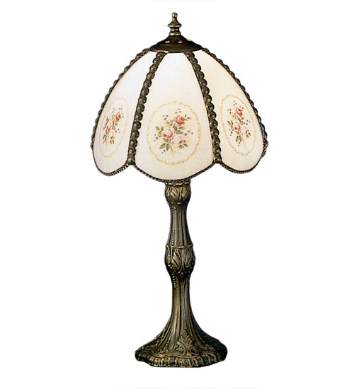 Meyda Tiffany Lighting 31308 Rose Bouquet Table Lamp Lamp Bronze / Dark