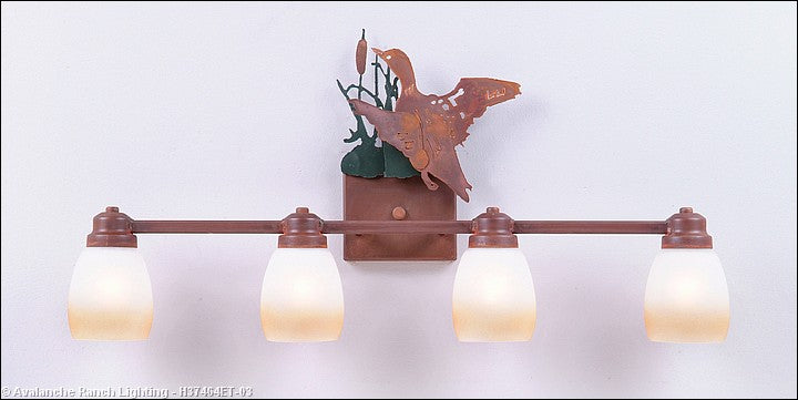 Avalanche Ranch Parkshire-Loon H37464ET-03 Bath Vanity Light 30 in. wide - Cedar Green/Rust Patina