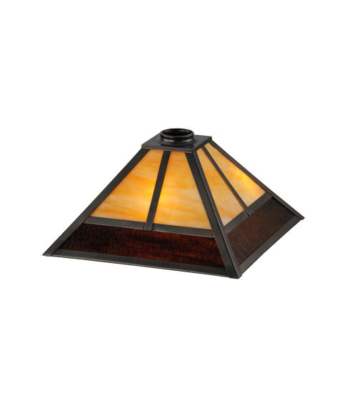 Meyda Tiffany Lighting 31324 T" Mission" Shade Lamp Shade Two-Tone