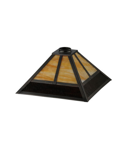 Meyda Tiffany Lighting 31324 T" Mission" Shade Lamp Shade Two-Tone