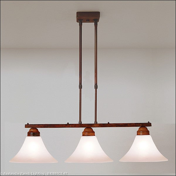 Avalanche Ranch Cedarwood-Rustic Plain Rust Patina H43801CT-02 Pendant Light - Rust Patina