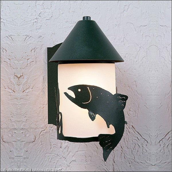 Avalanche Ranch Lighting H51181-47 Denali-Trout One Light Wall Sconce Outdoor Bronze / Dark