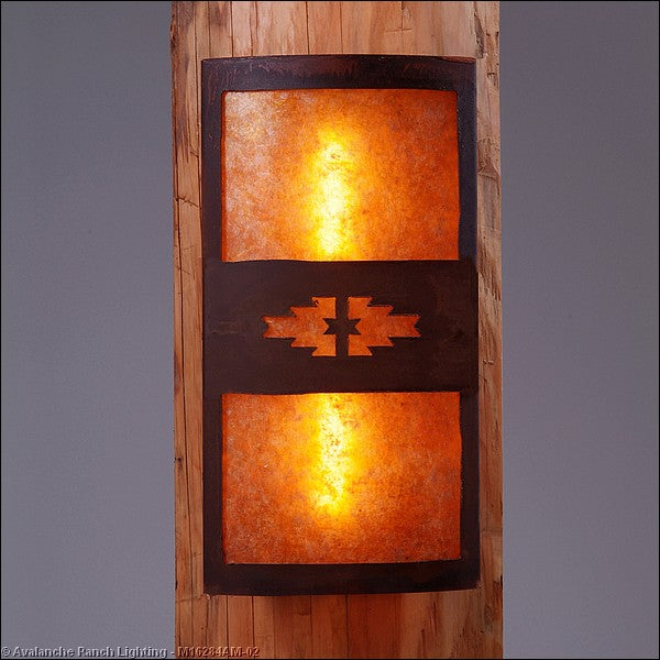 Avalanche Ranch Benton-Pueblo M16284AM-02 Wall Light - Rust Patina