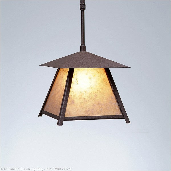 Avalanche Ranch Smoky Mountain-Northrim M23579AL-ST-27 Pendant Light - Rustic Brown