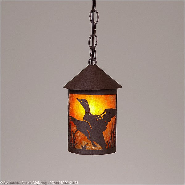 Avalanche Ranch Cascade Lantern-Loon M24464AM-CH-27 Pendant Light - Rustic Brown