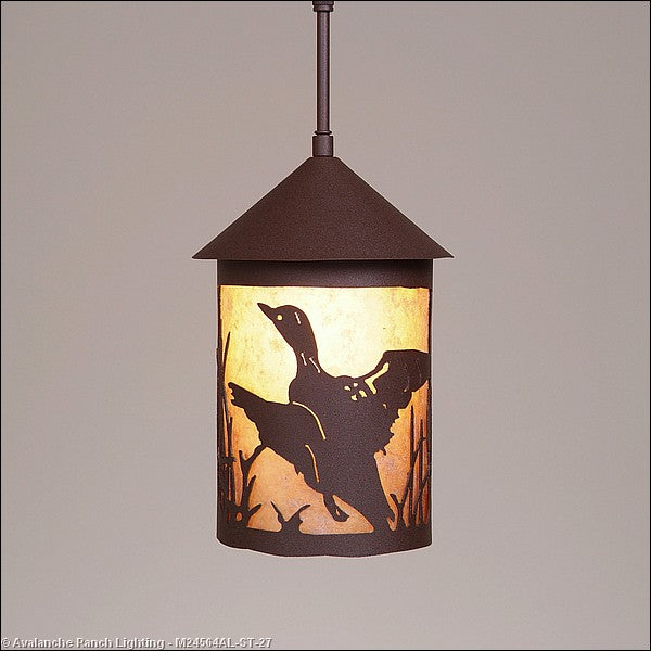 Avalanche Ranch Cascade Lantern-Loon M24564AL-ST-27 Pendant Light - Rustic Brown