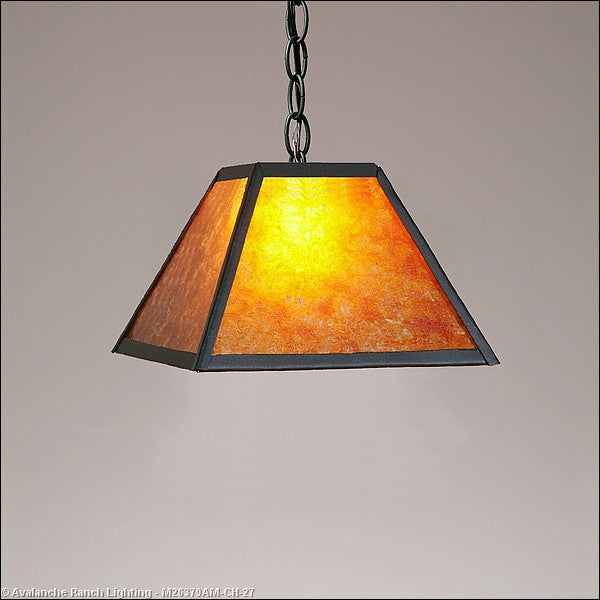 Avalanche Ranch Rocky Mountain-Northrim M26379AM-CH-27 Pendant Light - Rustic Brown
