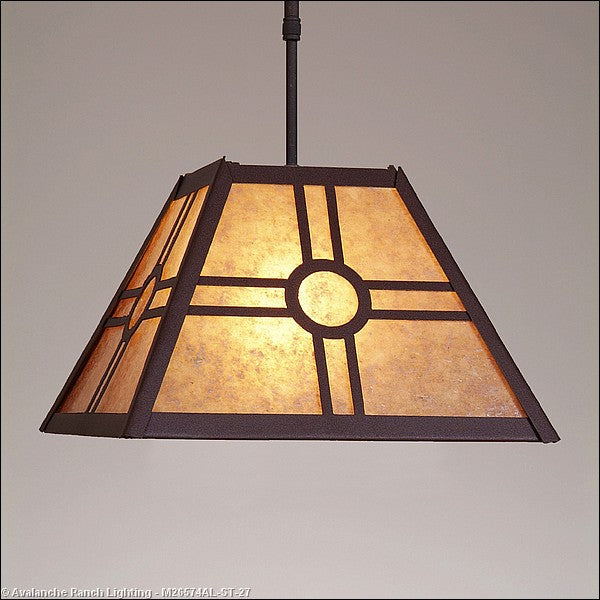 Avalanche Ranch Rocky Mountain-Southview M26574AL-ST-27 Pendant Light - Rustic Brown