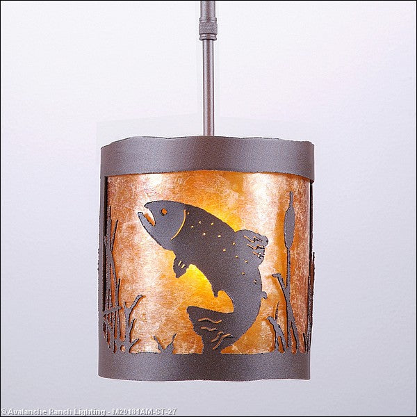 Avalanche Ranch Kincaid-Trout M29181AM-ST-27 Pendant Light - Rustic Brown
