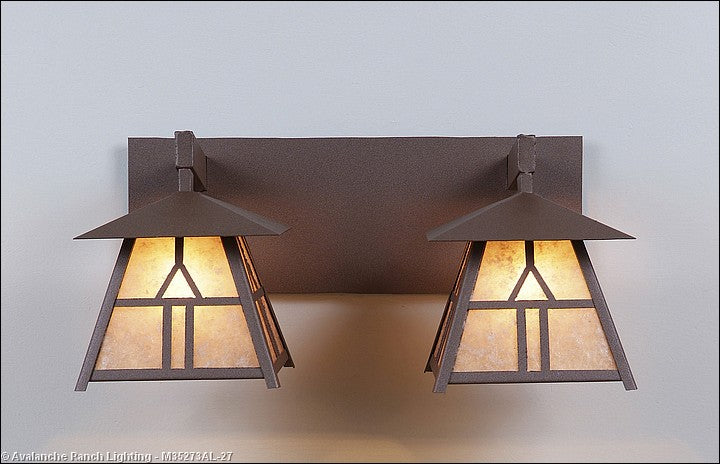 Avalanche Ranch Smoky Mountain-Westhill M35273AL-27 Bath Vanity Light 22 in. wide - Rustic Brown
