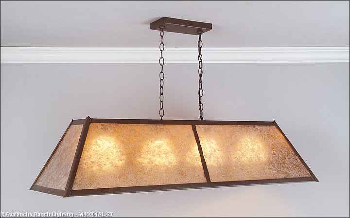 Avalanche Ranch Rocky Mountain-Rustic Plain Rustic Brown M45501AL-27 Pendant Light - Rustic Brown