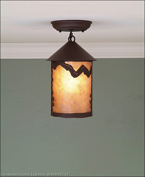 Avalanche Ranch Cascade-Rustic Plain M48401AL-27 Ceiling Light - Rustic Brown