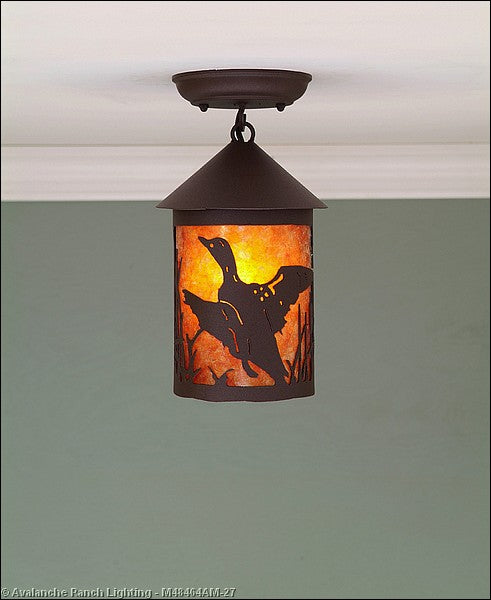 Avalanche Ranch Cascade-Loon Rustic Brown M48464AM-27 Ceiling Light - Rustic Brown