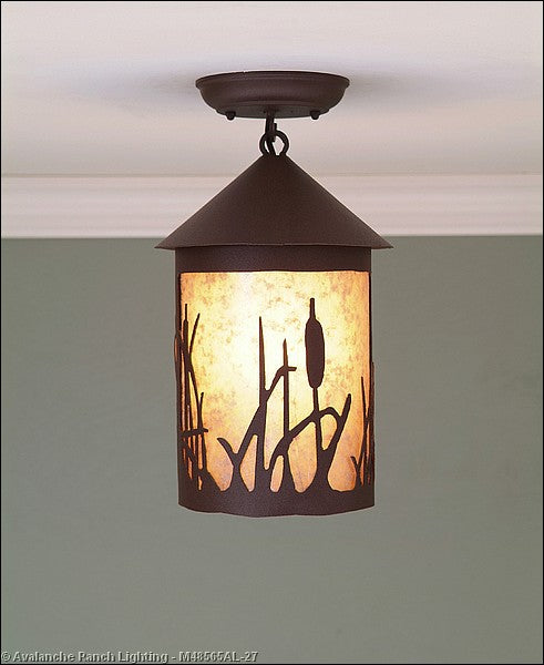 Avalanche Ranch Cascade-Cattails M48565AL-27 Ceiling Light - Rustic Brown