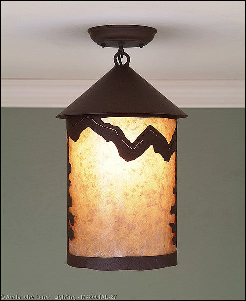 Avalanche Ranch Cascade-Rustic Plain M48601AL-27 Ceiling Light - Rustic Brown