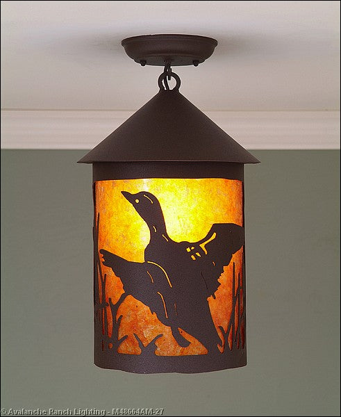 Avalanche Ranch Cascade-Loon Rustic Brown M48664AM-27 Ceiling Light - Rustic Brown