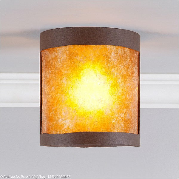 Avalanche Ranch Kincaid-Rustic Plain M49101AM-27 Ceiling Light - Rustic Brown