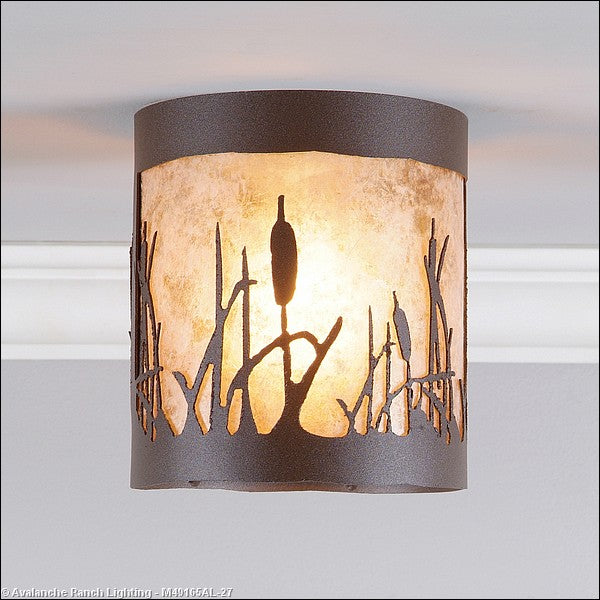 Avalanche Ranch Kincaid-Cattails M49165AL-27 Ceiling Light - Rustic Brown