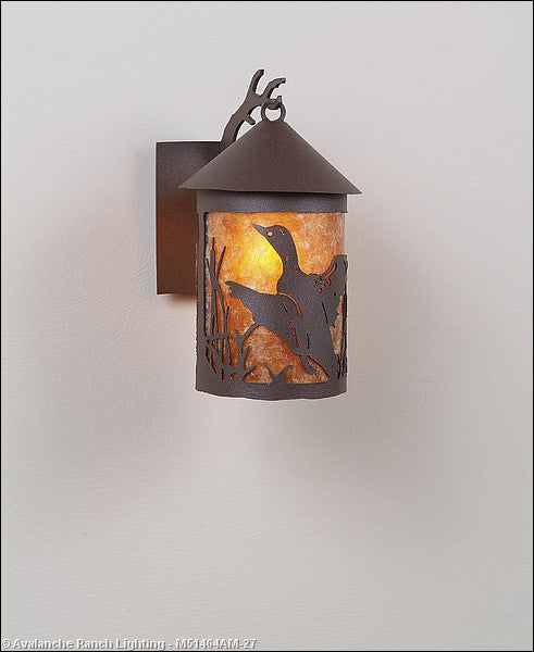 Avalanche Ranch Lighting M51464AM-27 Cascade Lantern-Loon One Light Wall Sconce Outdoor Bronze / Dark