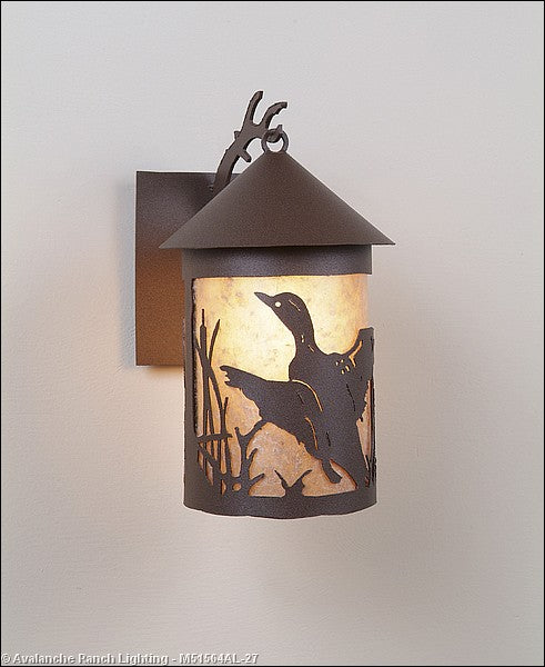Avalanche Ranch Lighting M51564AL-27 Cascade Lantern-Loon One Light Wall Sconce Outdoor Bronze / Dark