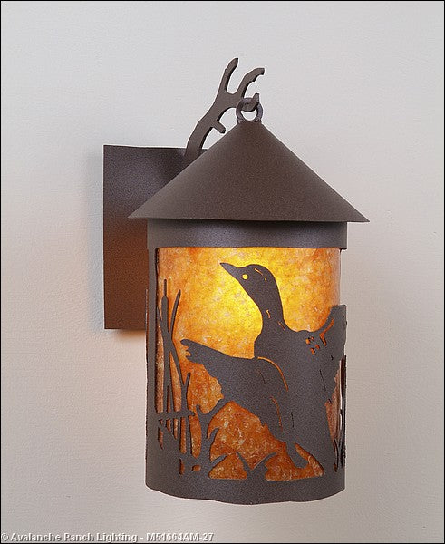Avalanche Ranch Lighting M51664AM-27 Cascade Lantern-Loon One Light Wall Sconce Outdoor Bronze / Dark
