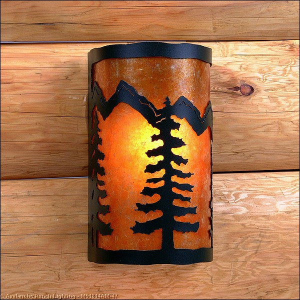 Avalanche Ranch Lighting M51814AM-47 Cascade-Spruce Tree Forest Green Exterior - Sconces Outdoor Bronze / Dark