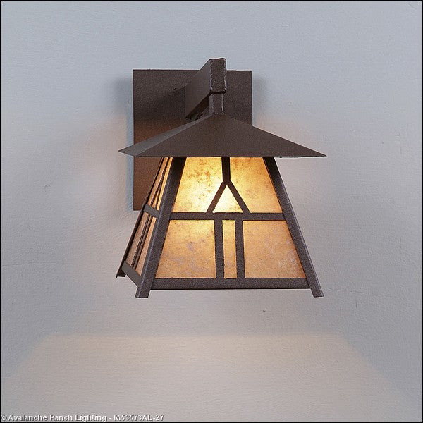 Avalanche Ranch Lighting M53573AL-27 Smoky Mountain-Westhill One Light Wall Sconce Outdoor Bronze / Dark