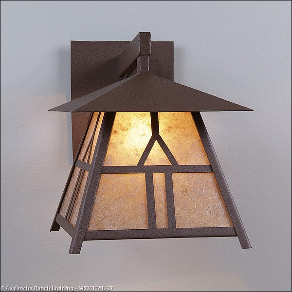 Avalanche Ranch Lighting M53673AL-27 Smoky Mountain-Westhill One Light Wall Sconce Outdoor Bronze / Dark