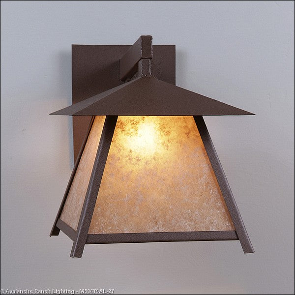 Avalanche Ranch Lighting M53679AL-27 Smoky Mountain-Northrim One Light Wall Sconce Outdoor Bronze / Dark