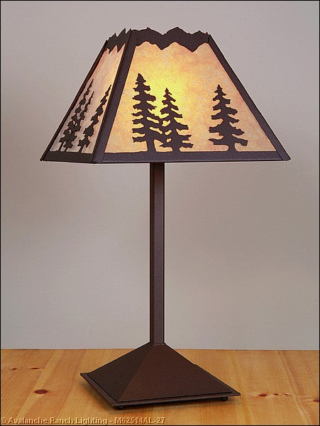 Avalanche Ranch Lighting M62514AL-27 Rocky Mountain-Spruce Tree Lamps - Table Lamps Lamp Bronze / Dark