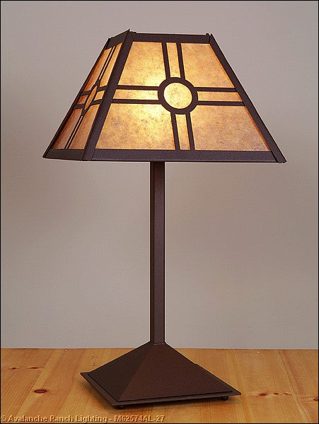 Avalanche Ranch Lighting M62574AL-27 Rocky Mountain-Southview One Light Table Lamp Lamp Bronze / Dark