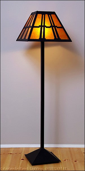 Avalanche Ranch Lighting M62672AM-97 Rocky Mountain-Eastlake One Light Floor Lamp Lamp Black