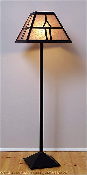 Avalanche Ranch Lighting M62673AL-97 Rocky Mountain-Westhill One Light Floor Lamp Lamp Black