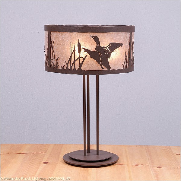 Avalanche Ranch Lighting M69164AL-27 Kincaid-Loon Three Light Desk Lamp Lamp Bronze / Dark