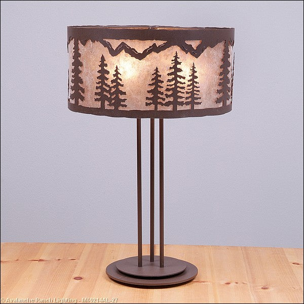 Avalanche Ranch Lighting M69214AL-27 Kincaid-Spruce Tree Lamps - Table Lamps Lamp Bronze / Dark