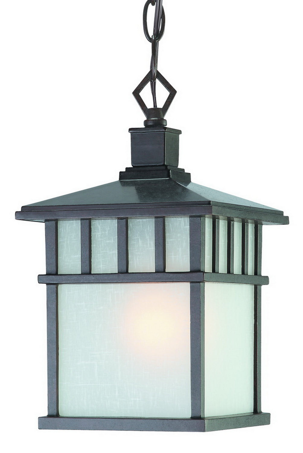 Dolan Designs Lighting 9113-34 Barton One Light Hanging Lantern Outdoor Bronze / Dark