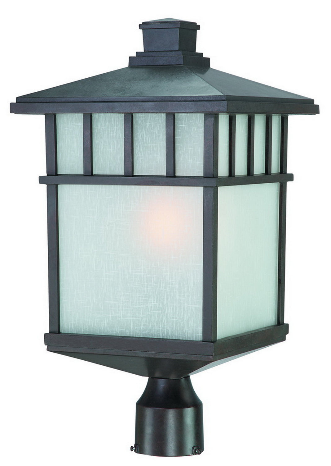 Dolan Designs Lighting 9118-34 Barton One Light Post Mount Outdoor Bronze / Dark