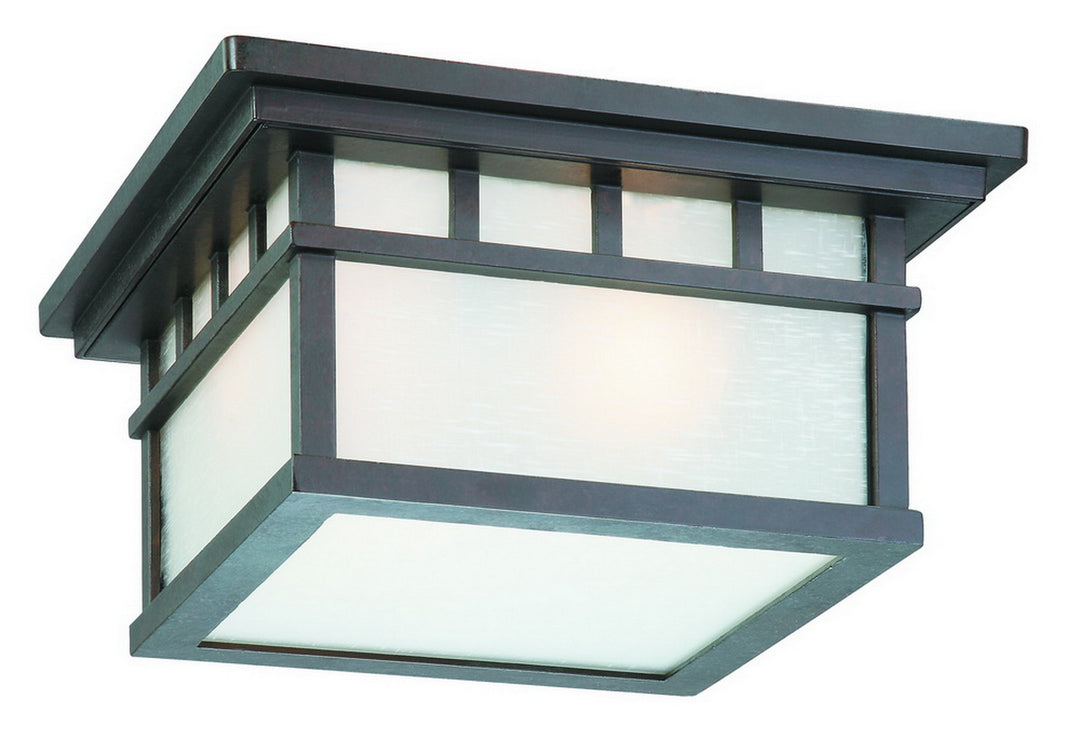Dolan Designs Lighting 9119-34 Barton Two Light Flushmount Outdoor Bronze / Dark