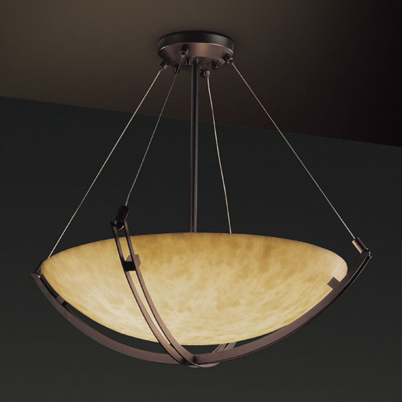 Justice Designs Clouds CLD-9724-35-DBRZ Pendant Light - Dark Bronze