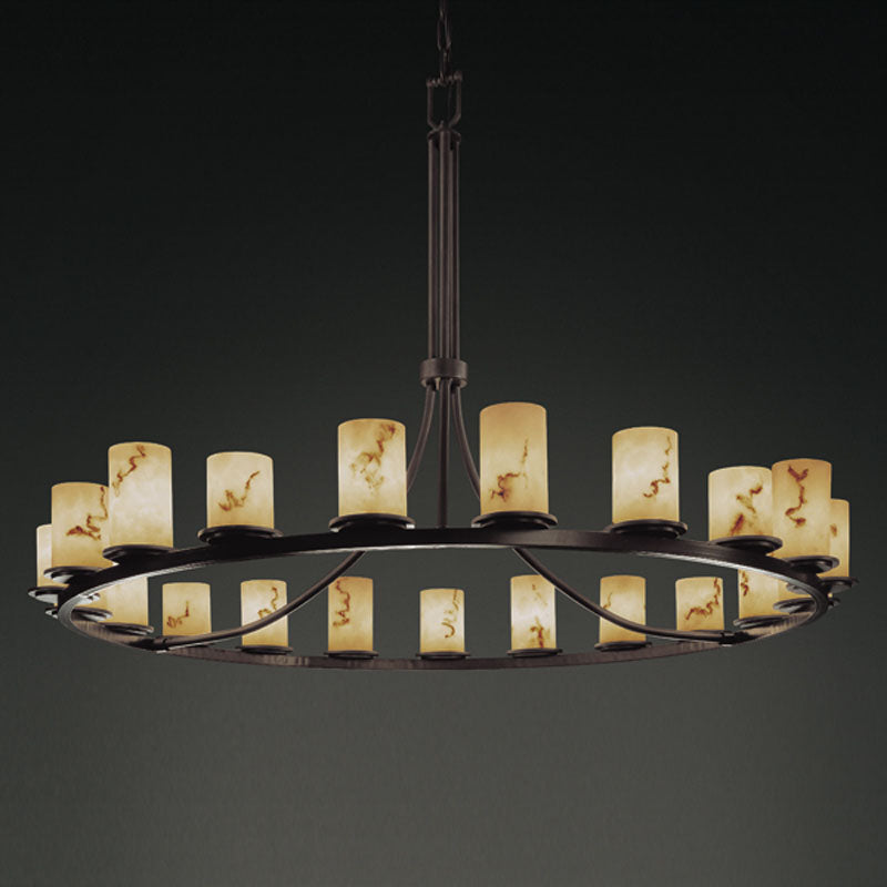 Justice Designs LumenAria FAL-8716-10-DBRZ Chandelier Light - Dark Bronze