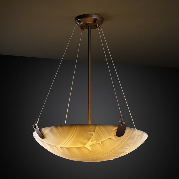 Justice Designs Porcelina PNA-9622-35-BANL-DBRZ Pendant Light - Dark Bronze