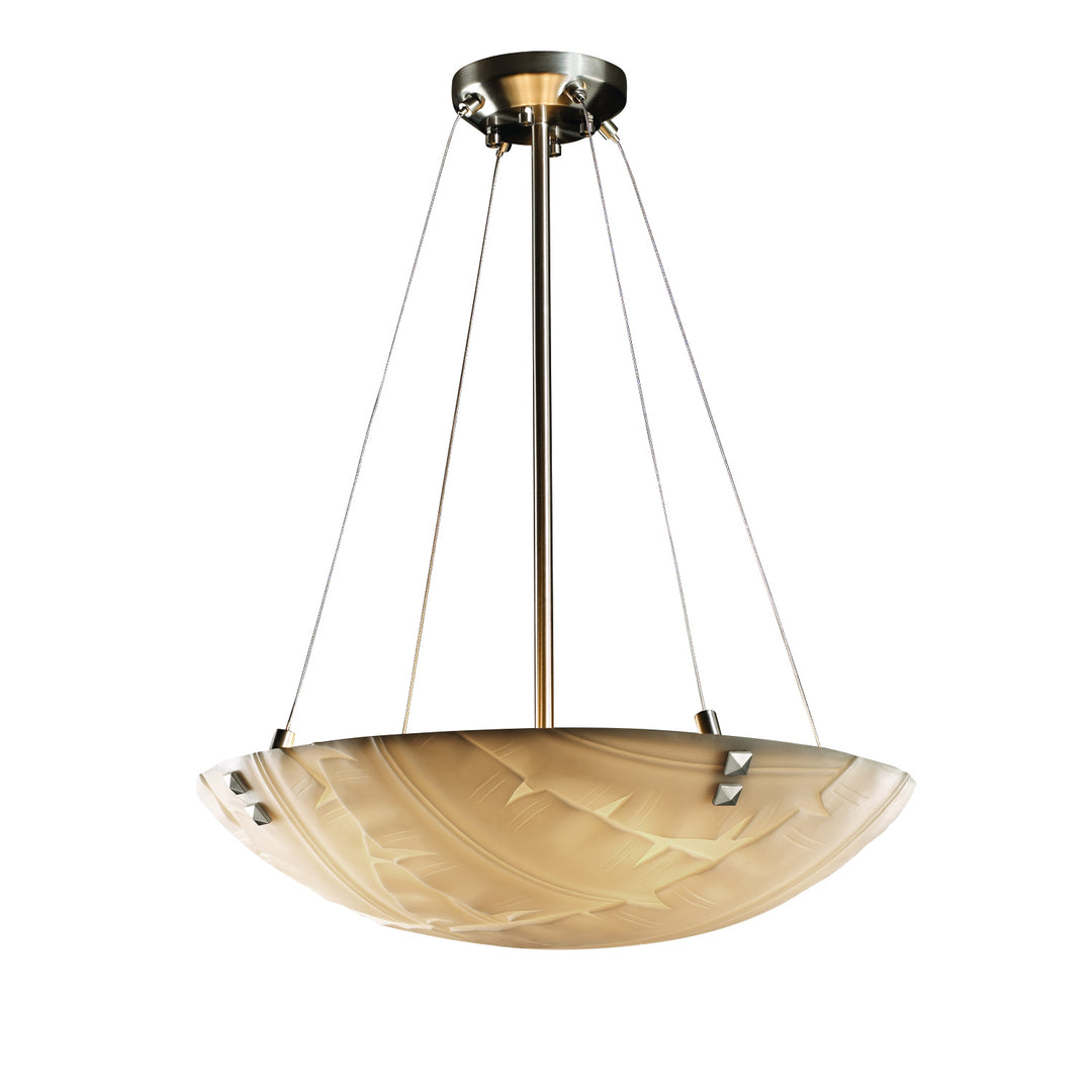 Justice Designs Porcelina PNA-9662-35-BANL-NCKL-F3 Pendant Light - Brushed Nickel