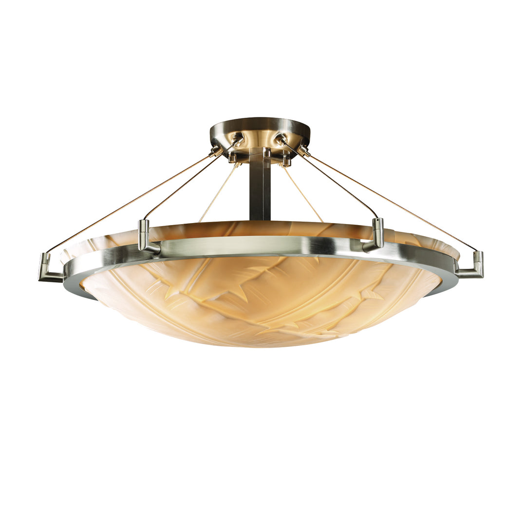 Justice Designs Porcelina PNA-9682-35-BANL-NCKL Ceiling Light - Brushed Nickel