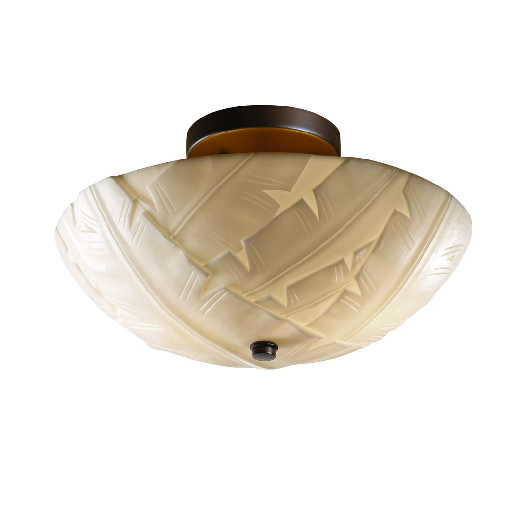 Justice Designs Porcelina PNA-9690-35-BANL-DBRZ Ceiling Light - Dark Bronze