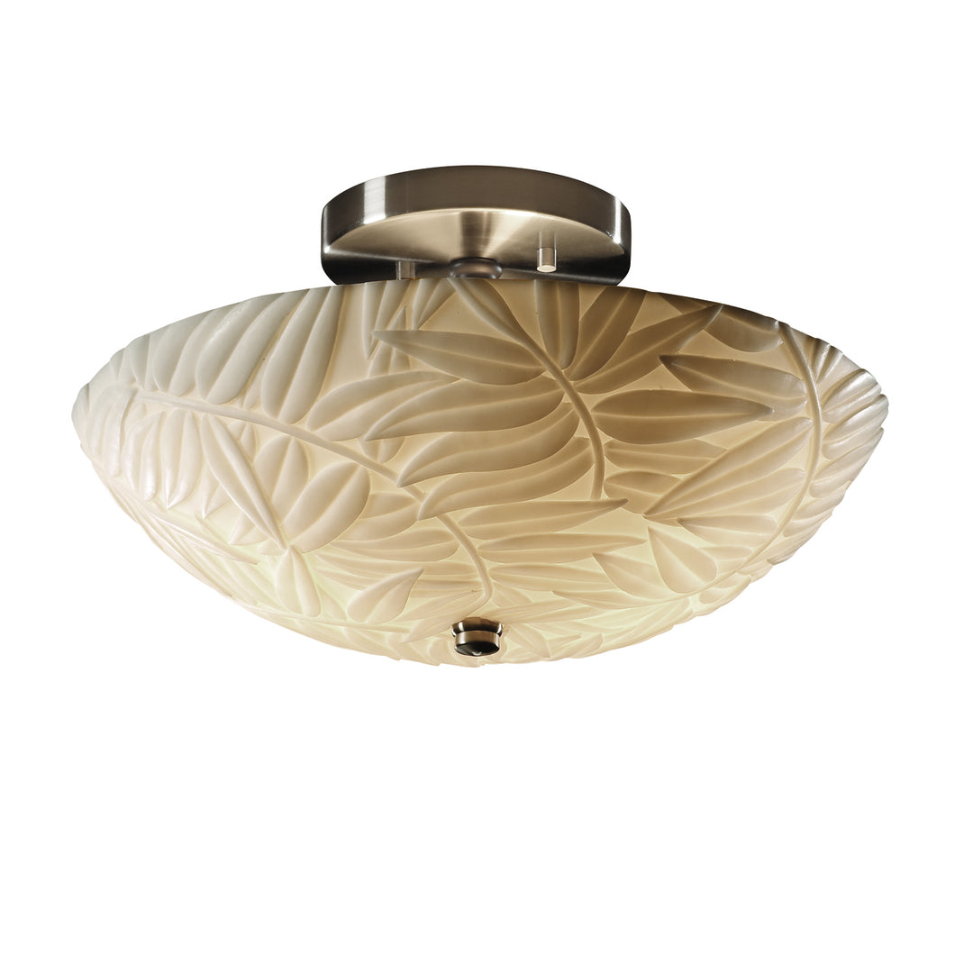 Justice Designs Porcelina PNA-9690-35-BMBO-NCKL Ceiling Light - Brushed Nickel