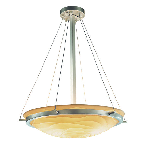 Justice Designs Porcelina PNA-9692-35-WAVE-NCKL Pendant Light - Brushed Nickel