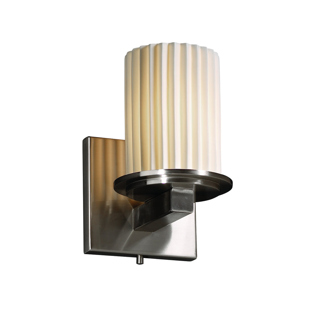 Justice Designs Limoges POR-8771-10-PLET-NCKL Wall Light - Brushed Nickel